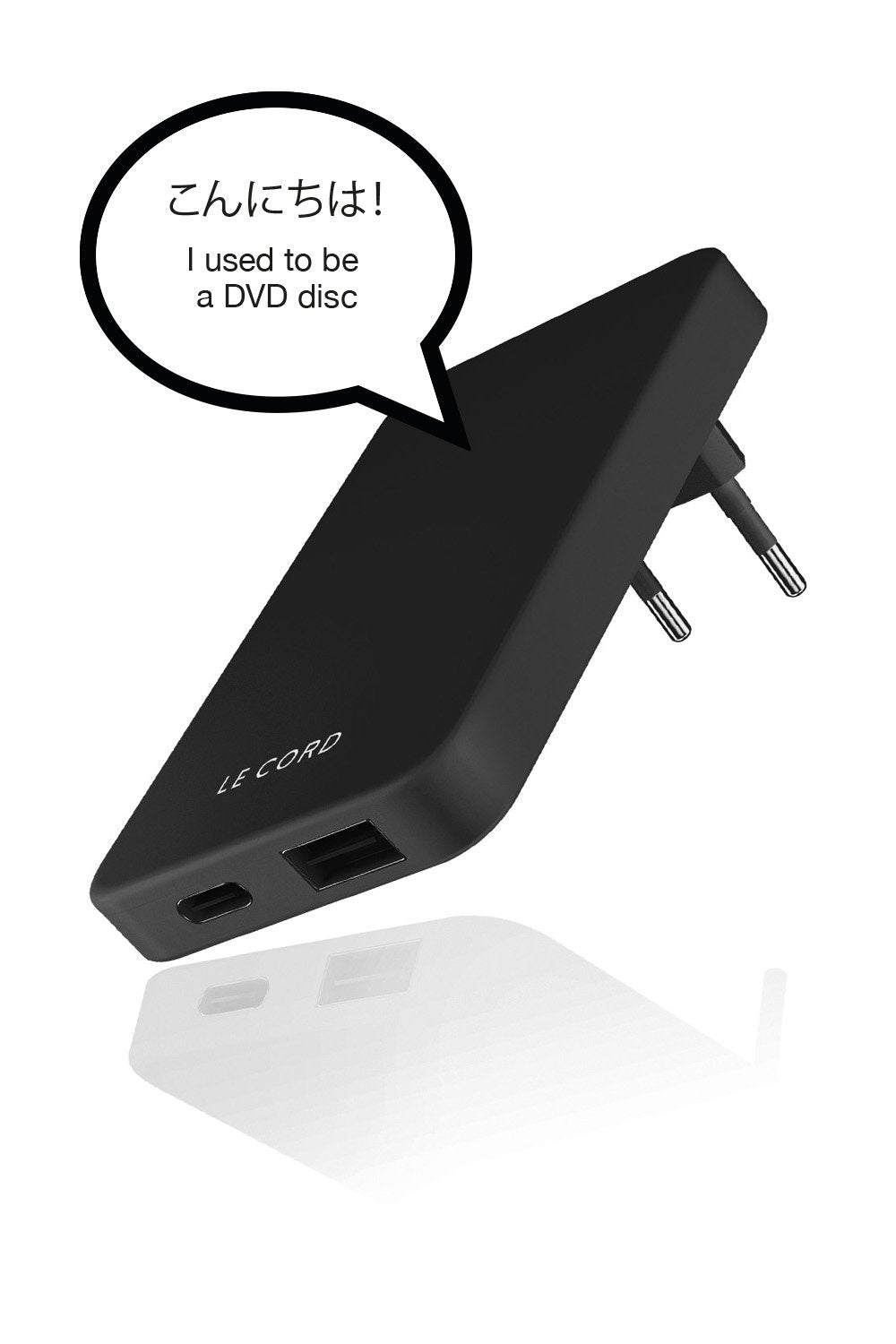 Black Lava ReCharger · 30W PD Recycled Wall Charger - Ozthentic