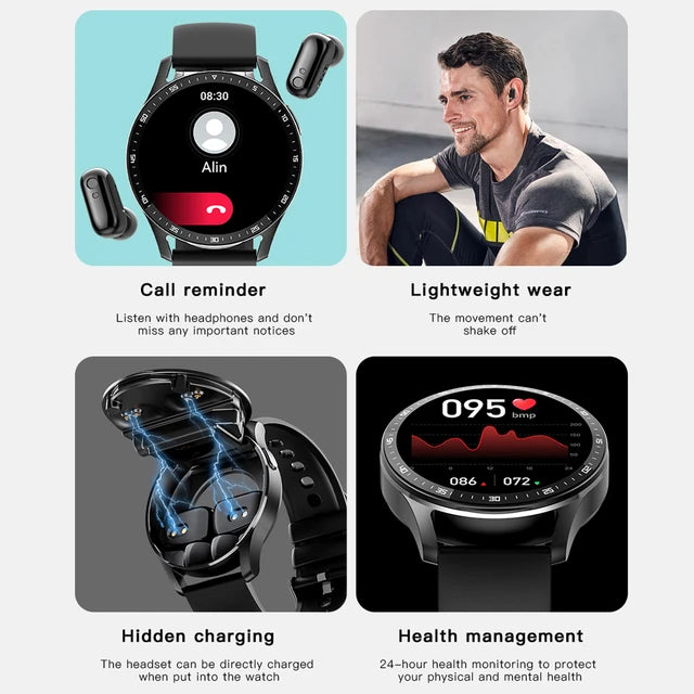 Smart Watch with Headphones - Ozthentic