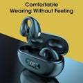 Bone Conduction Headphones TWS Earbuds Ear Clip Bluetooth 5.3 Touch Wireless Earphone In-Ear Bass HIFI Sports Headset - Ozthentic