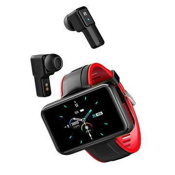 Unique 2 in 1 T91 Smart Watch Waterproof Wireless Bluetooth TWS Headset