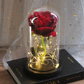 Mothers Day Gift Enchanted Forever Rose Flower In Glass LED Light - Ozthentic