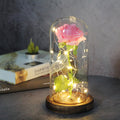 Mothers Day Gift Enchanted Forever Rose Flower In Glass LED Light - Ozthentic