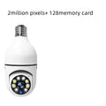 WiFi Home Security CAMERA 1080P Bulb 4X Zoom Camera E27 Home 5GWiFi Alarm Monitor - Ozthentic