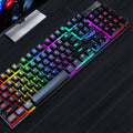 Gaming Usb Luminous Wired Keyboard Floating Manipulator - Ozthentic