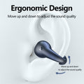 Bone Conduction Headphones TWS Earbuds Ear Clip Bluetooth 5.3 Touch Wireless Earphone In-Ear Bass HIFI Sports Headset - Ozthentic