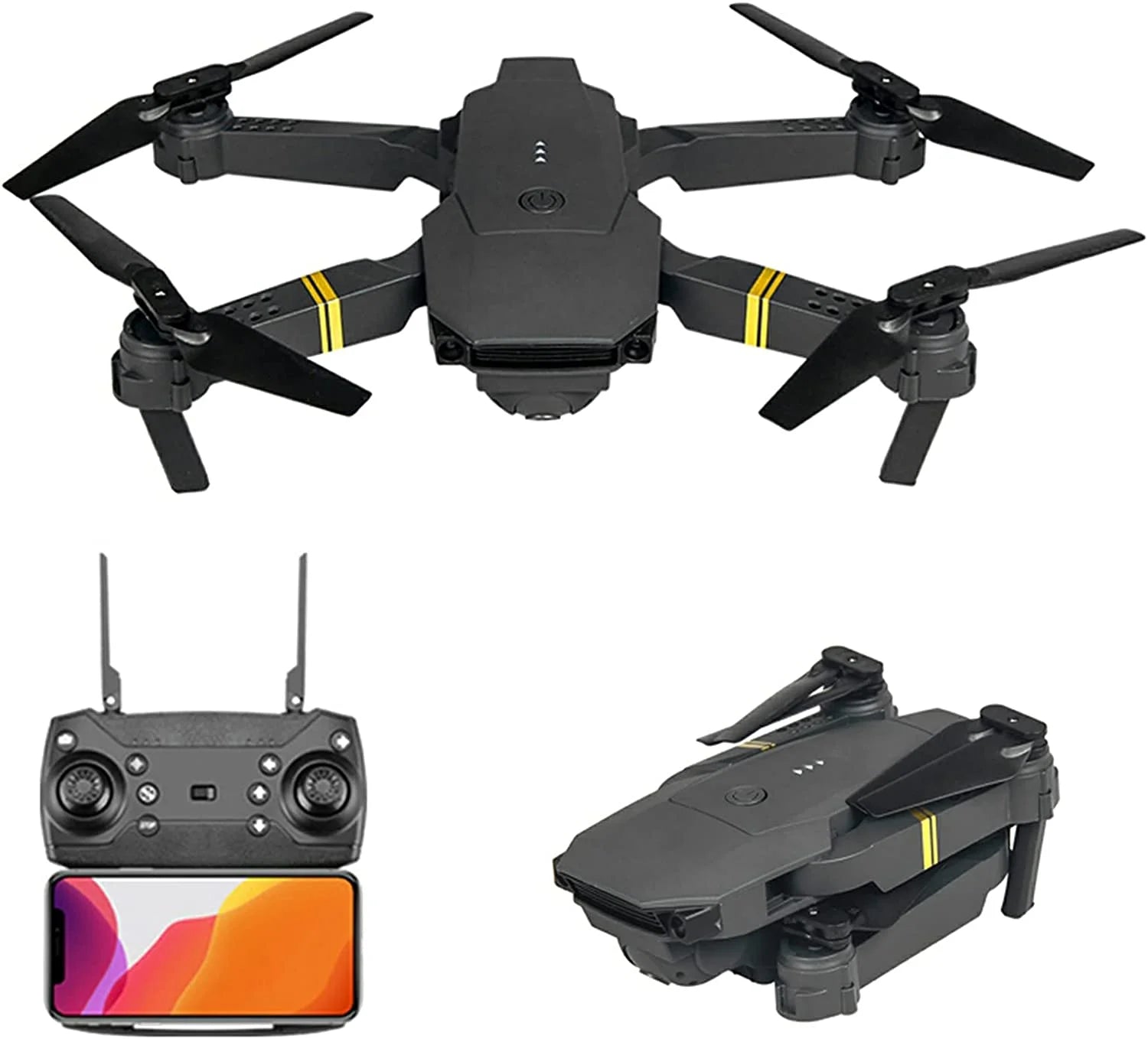 foldable quadcopter drone