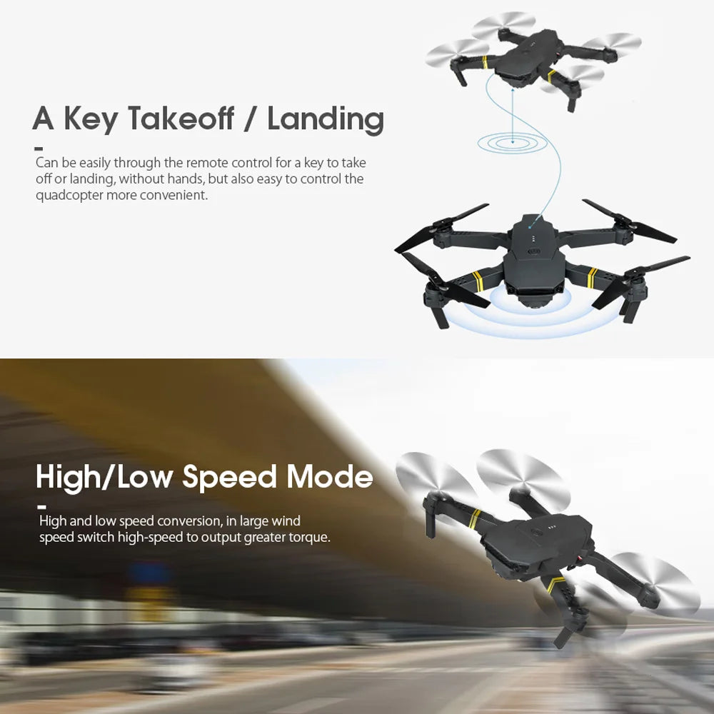 foldable quadcopter drone