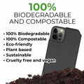 Biodegradable Flip Phone Case - Black - Ozthentic