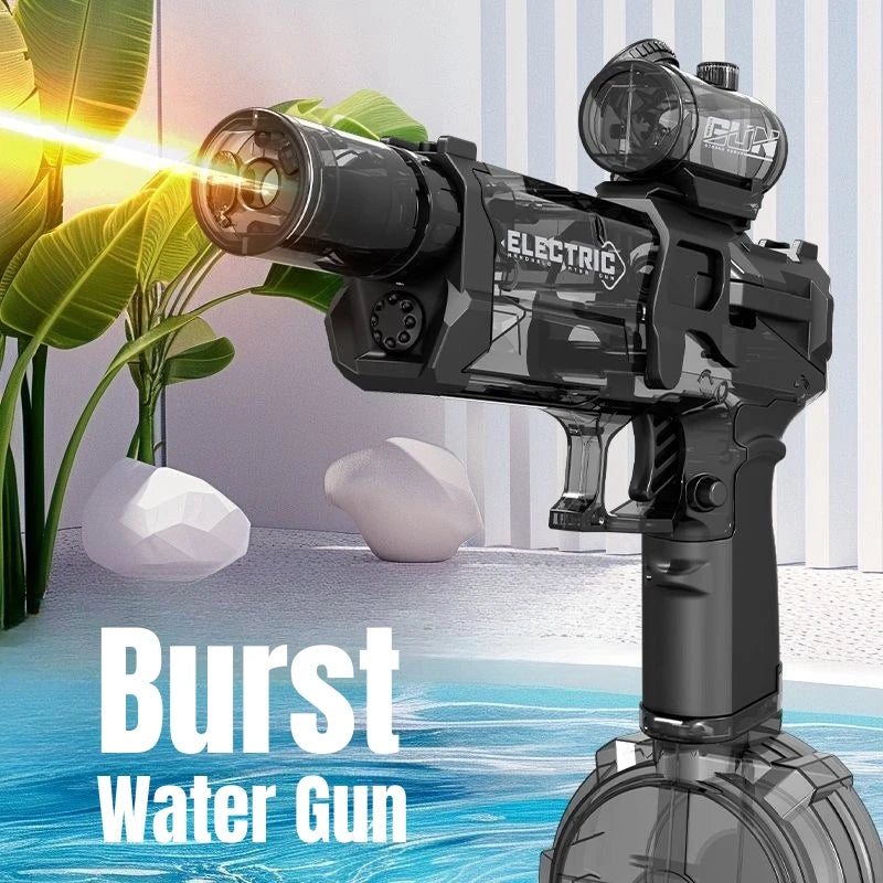 Ultimate Battle Water Blaster Long Range Motorized Electric Water Gun with Light