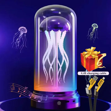 Luxmoc Jellyfish Bluetooth Speaker Colorful Flashing Lamp Octopus Audio