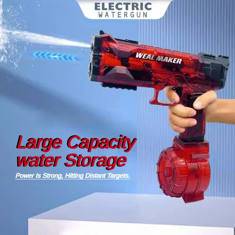 Automatic Electric Water Gun Blaster Toy Large Capacity Watergun 5-10m