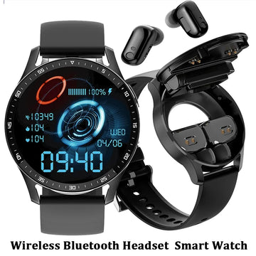 Ultimate X7 Waterproof 2 in 1 Fitness Smartwatch with Built in Earbuds IP67