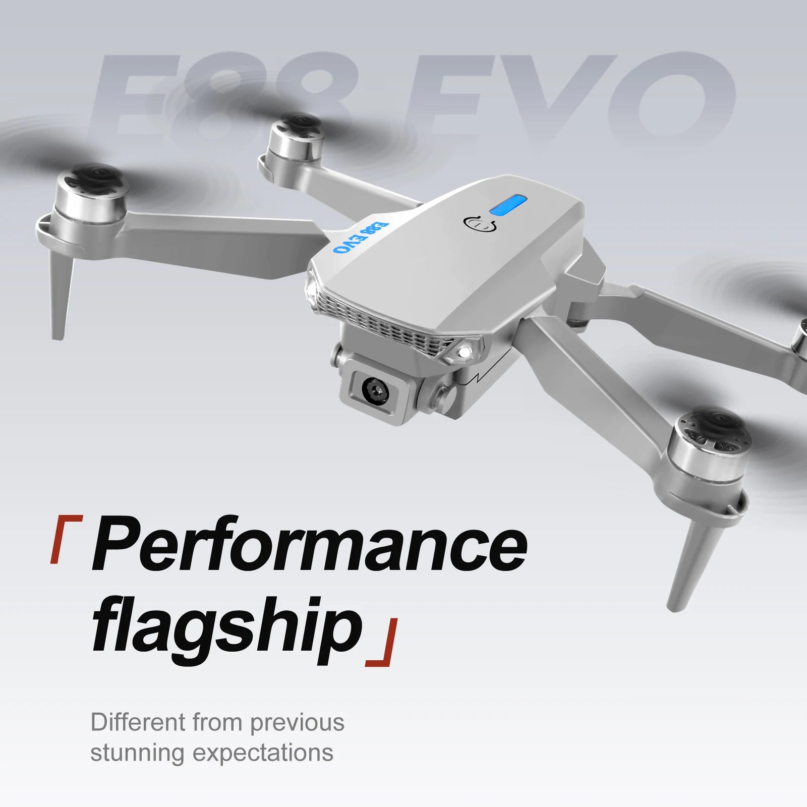 E88 EVO E88 PRO Brushless Motor RC Drone 8K Dual Camera Optical Flow Foldable Helicopter Aircraft Quadcopter Drone - Ozthentic