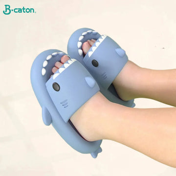 Shark Slippers Men Women Non Slip Slides Ultra Soft Sandal Shower Indoor Outdoor