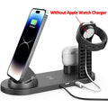 5 In 1 Wireless Charger Stand Pad For iPhone 14 13 12 11X8 Apple Watch