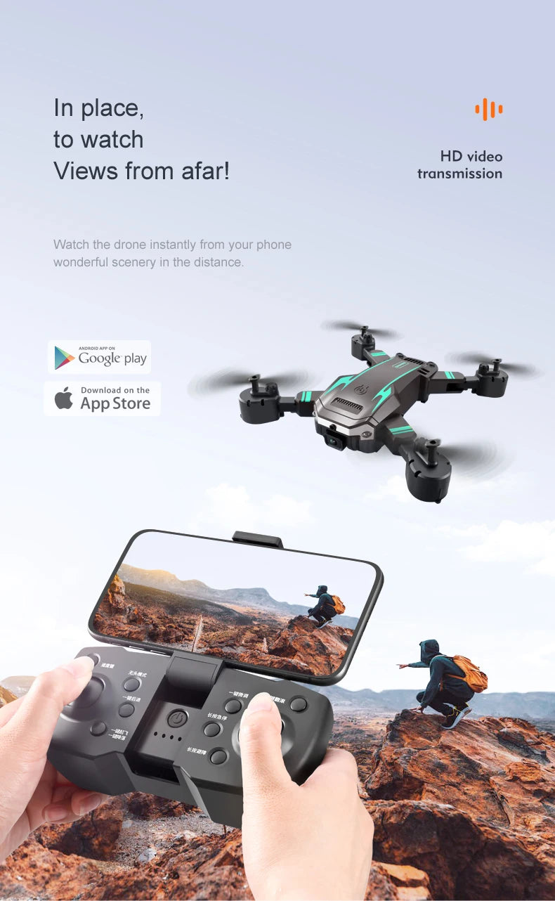 G6 Pro Max Drone Professional Foldable Quadcopter Aerial S6 HD Camera GPS RC Helicopter FPV WIFI Obstacle Avoidance - Ozthentic