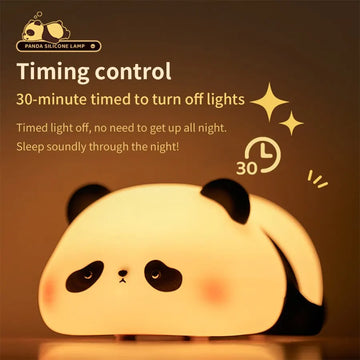 Cute LED Night Light Touch Sensor Novelty Animals Kids Nightlights Silicone Child Christmas Gift Bedside Lamp Bedroom Decor