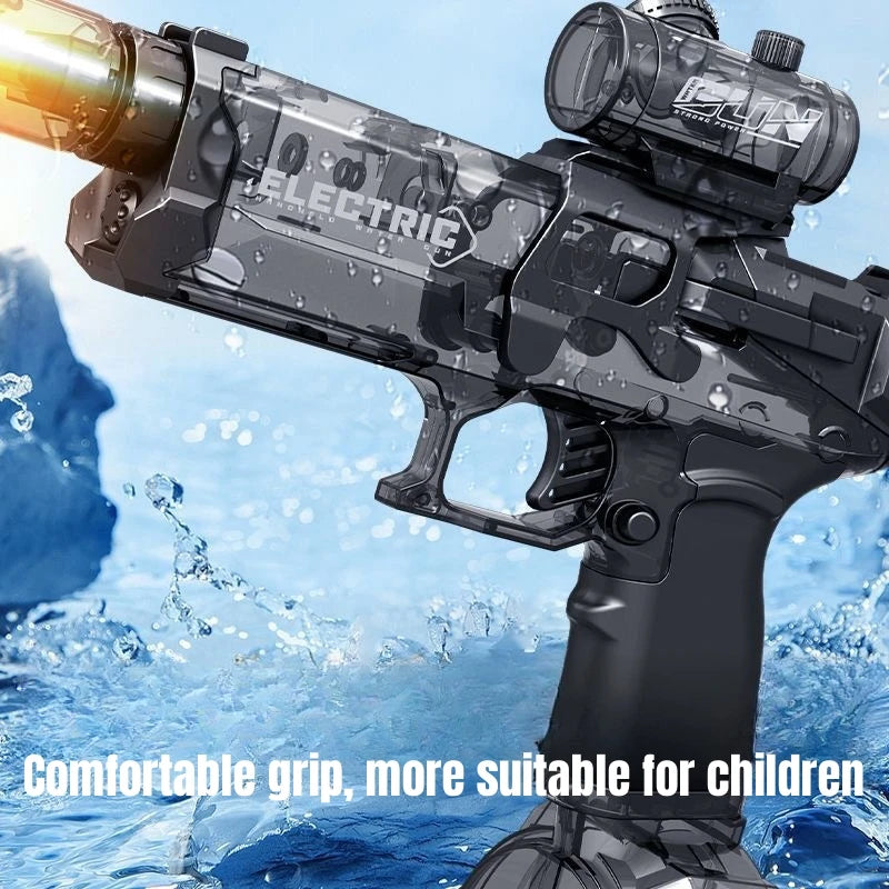 Ultimate Battle Water Blaster Long Range Motorized Electric Water Gun with Light