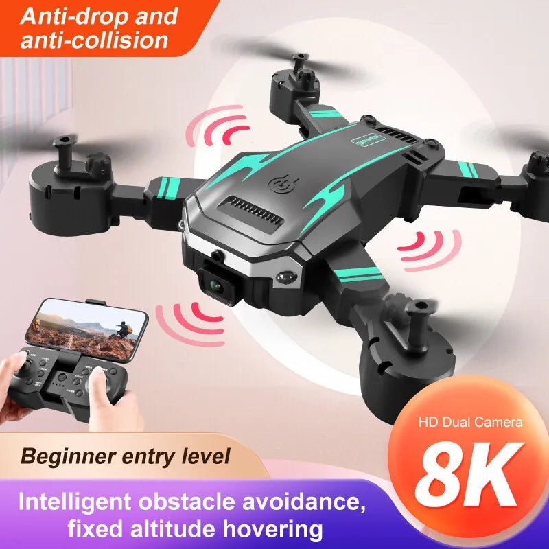 G6 Pro Max Drone Professional Foldable Quadcopter Aerial S6 HD Camera GPS RC Helicopter FPV WIFI Obstacle Avoidance - Ozthentic