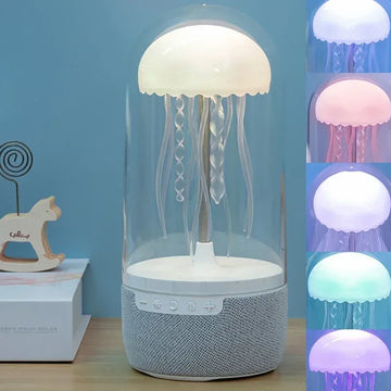 Creative Colorful Jellyfish Octopus Lamp Bluetooth Speaker HiFi Stereo 1800mAh