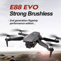 E88 EVO E88 PRO Brushless Motor RC Drone 8K Dual Camera Optical Flow Foldable Helicopter Aircraft Quadcopter Drone - Ozthentic