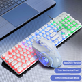 led gaming keyboard mouse set - backlit ergonomic combo