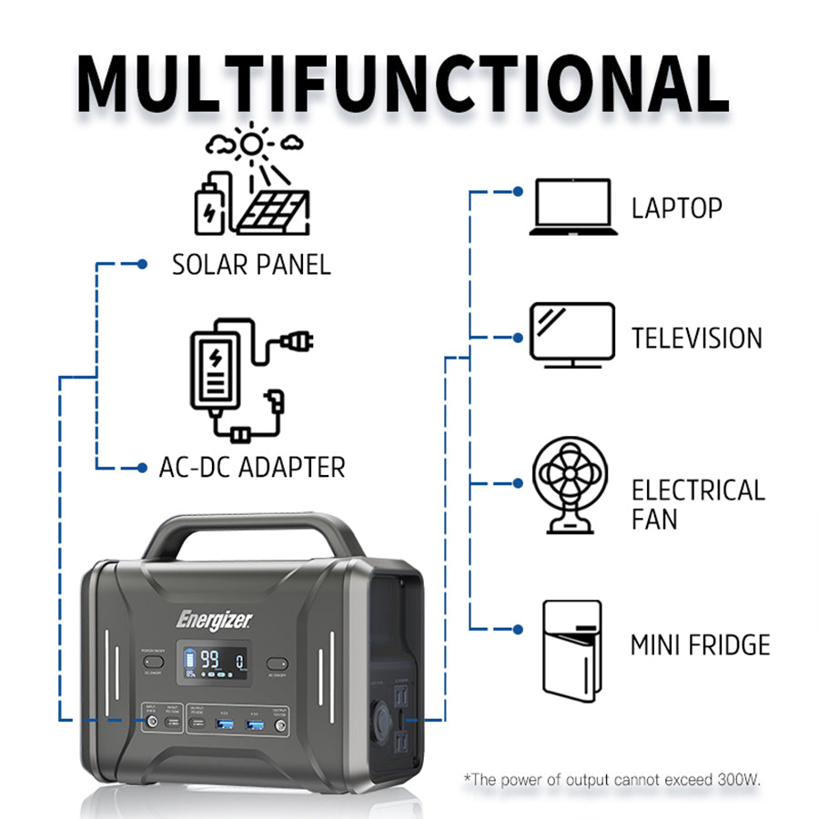 Energizer PPS320 320Wh Portable Power Station - Ozthentic