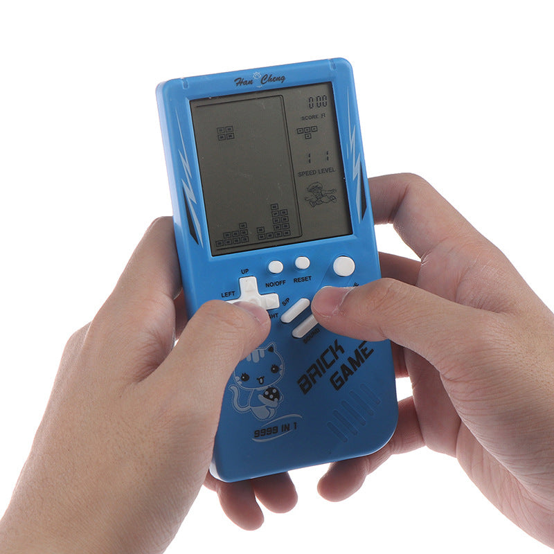 Retro Childhood Tetris Handheld Game Player Blue - Ozthentic