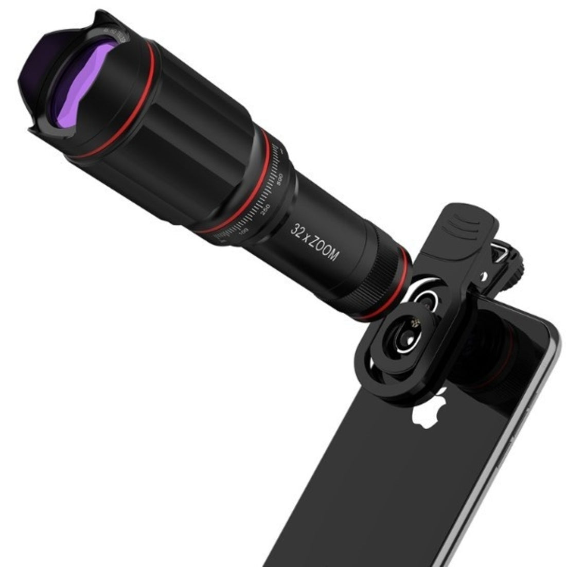 Ultra Crystal HD 32x Zoom Telescope Mobile Phone Camera Lens Set - Ozthentic