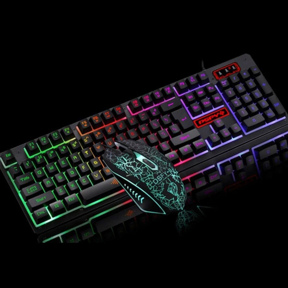 Ninja Dragons Z4 104 Keys LED Flame Gaming Keyboard with 2000 DPI - Ozthentic