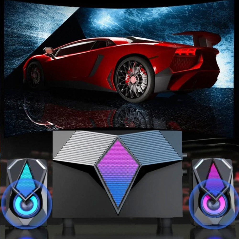 Dragon RGB Computer Gaming Speakers - Ozthentic