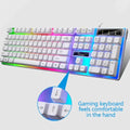 Ninja Dragons White Knight Gaming Keyboard and Mouse Set - Ozthentic