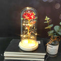 Mothers Day Gift Enchanted Forever Rose Flower In Glass LED Light - Ozthentic