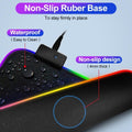 Ninja Dragons RGB Gaming 1 Touch Light Up Mouse Pad - Large Size - Ozthentic