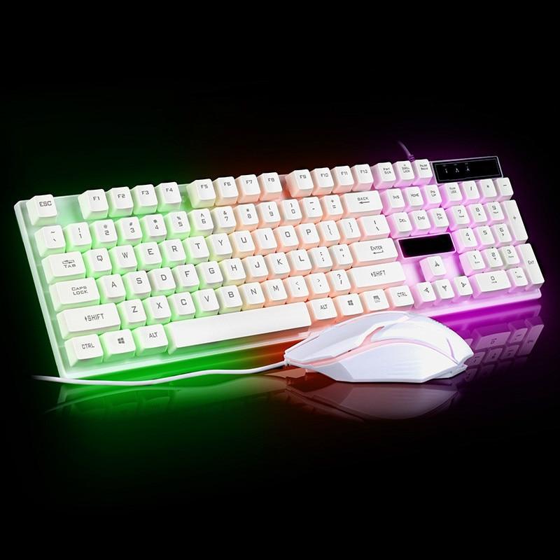 Ninja Dragons White Knight Gaming Keyboard and Mouse Set - Ozthentic