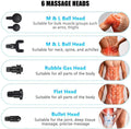 Handheld Muscle Massager - 30 Speed 6-Head Percussion Therapy.........