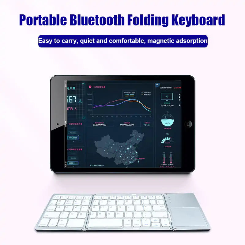 Triple Folding Keyboard - Ozthentic